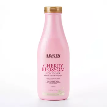 BEAVER Кондиционер для жирных волос с экстрактом цветка Вишни