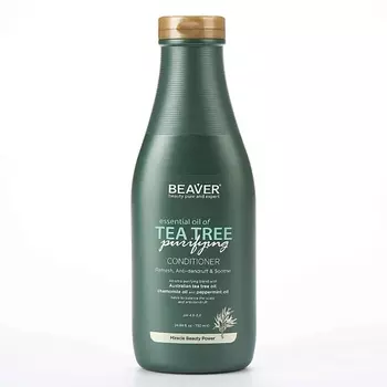 BEAVER Кондиционер для волос с маслом Чайного дерева, против перхоти