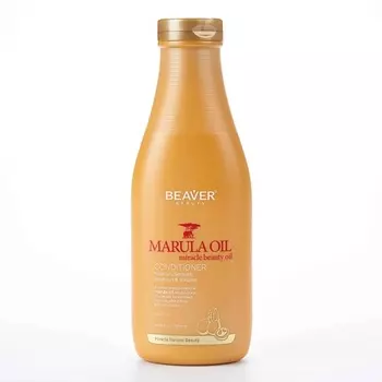 BEAVER Кондиционер для нормальных и сухих волос с маслом Марулы