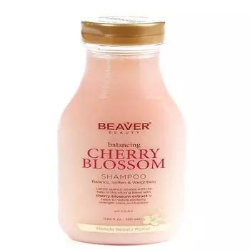 BEAVER Шампунь с экстрактом цветка Вишни 350