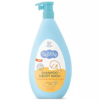 BEBBLE Шампунь для волос и тела c ромашкой и липой 400.0