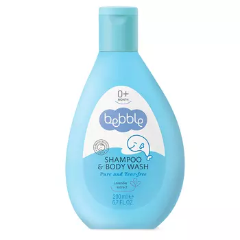 BEBBLE Шампунь для волос и тела детский Shampoo & Body Wash 0+ 400
