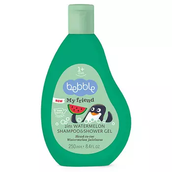 BEBBLE Шампунь и гель для душа 2 в 1 с ароматом арбуза My Friend 250.0