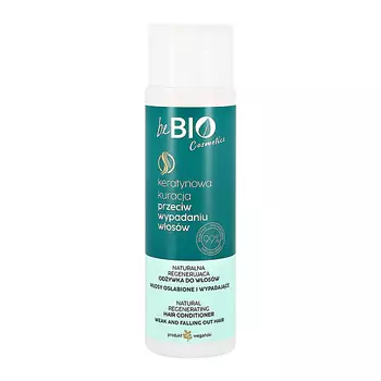 BEBIO Кондиционер для волос с биотином и растительным кератином укрепляющий 200