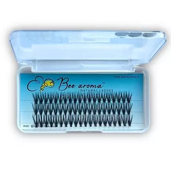 BEE AROMA Накладные ресницы пучки микс 20ДЛ 1