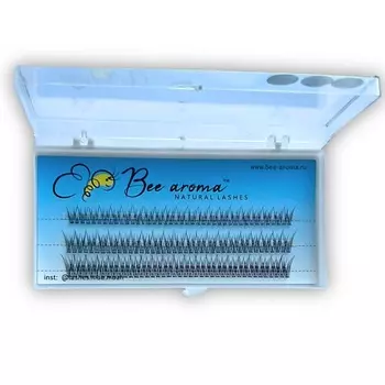 BEE AROMA Накладные ресницы пучки микс "Рыбий хвост" 1