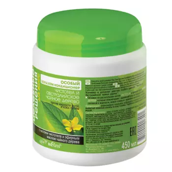 БЕЛИТА Бальзам-кондиционер против жирности волос Чистотел и австралийское чайное дерево 450.0