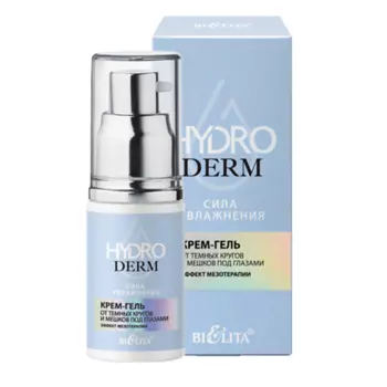 БЕЛИТА Крем-гель от темных кругов и мешков под глазами Эффект мезотерапии HydroDERM. Сила Увлажнения 30.0