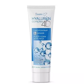 БЕЛИТА-М AQUA-крем для лица Ночной Гиалуроновый HYALURON complex 4D 75.0