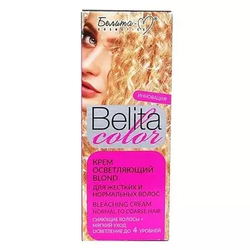 БЕЛИТА-М Крем осветляющий Blond для жестких и нормальных волос Belita color