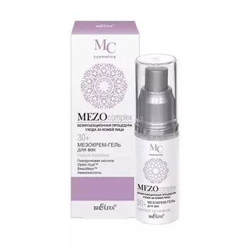 БЕЛИТА МезоКрем-гель для век 30+ Глубокое увлажнение 30