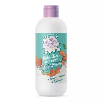 БЕЛИТА Милк-гель для душа "Миндальный" с пробиотиками Milk moments 400.0