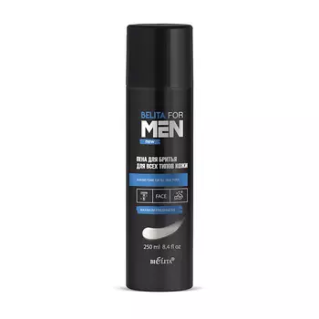 БЕЛИТА Пена для бритья для всех типов кожи Belita for Men 250.0