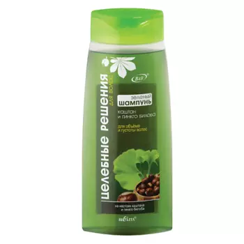 БЕЛИТА Шампунь для объёма и густоты волос Каштан и гинкго билоба 480.0