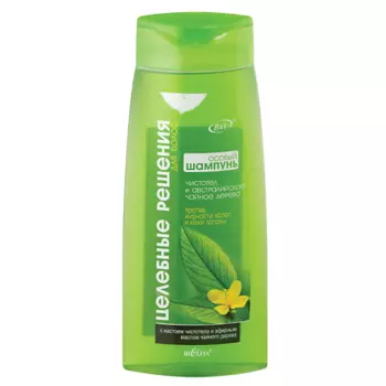 БЕЛИТА Шампунь против жирности волос и кожи головы Чистотел и австралийское чайное дерево 480.0