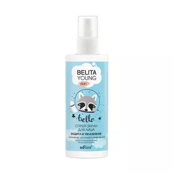 БЕЛИТА Спрей-экран Защита и увлажнение для лица YOUNG SKIN «Безупречное сияние» 115.0