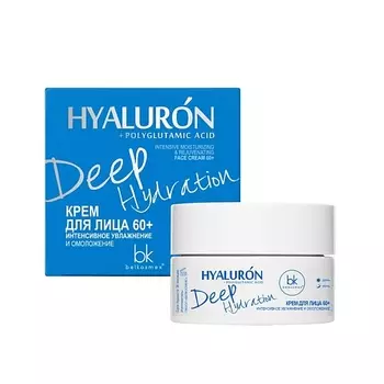 BELKOSMEX Крем для лица 60+ интенсивное омоложение и увлажнение HYALURON Deep Hydration 48.0