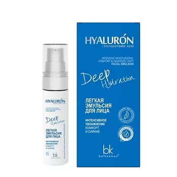 BELKOSMEX Легкая эмульсия для лица интенсивное увлажнение HYALURON Deep Hydration 30.0