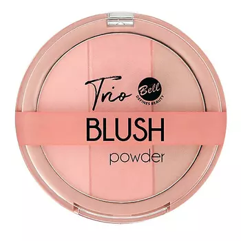 BELL Румяна для лица TRIO BLUSH POWDER