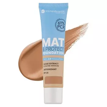 BELL Тональная основа Hypoallergenic Mat & Protect Foundation SPF 25