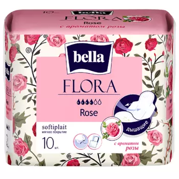 BELLA Прокладки FLORA Rose 10.0