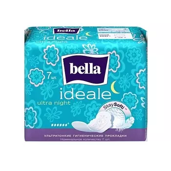 Bella Прокладки супертонкие Ideale Ultra Night StaySofti