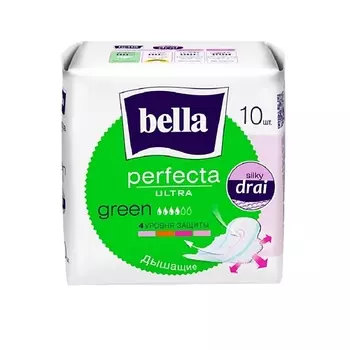 Bella Прокладки ультратонкие Perfecta Ultra Green