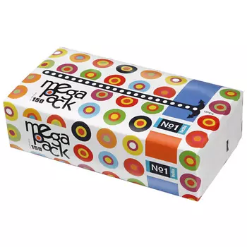BELLA Универсальные бумажные платочки "Mega Pack", в мягкой упаковке, 2-слойные 150.0