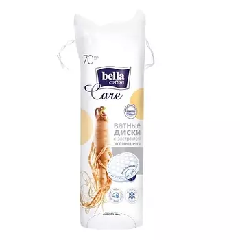 BELLA Ватные диски cotton care женьшень 70.0