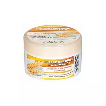BELLE JARDIN Bio Spa Крем с ростками пшеницы + витамины А,С, Е для лица в банке 200.0