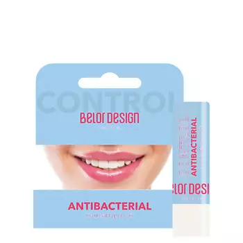 BELOR DESIGN Бальзам для губ LIP CONTROL ANTIBACTERIAL 4.0