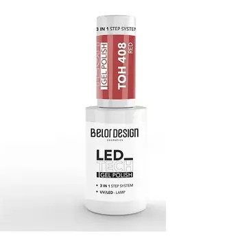BELOR DESIGN Лак-гель для ногтей Led Tech 3в1