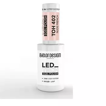 BELOR DESIGN Лак-гель для ногтей Led Tech 3в1