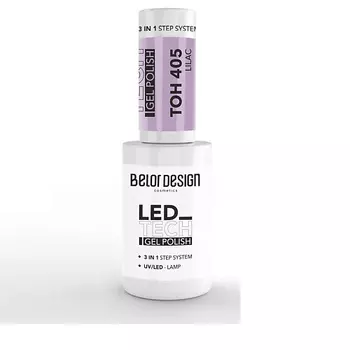 BELOR DESIGN Лак-гель для ногтей Led Tech 3в1