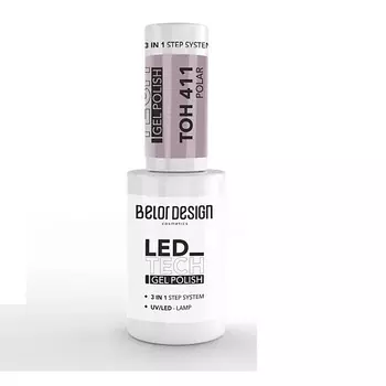 BELOR DESIGN Лак-гель для ногтей Led Tech 3в1