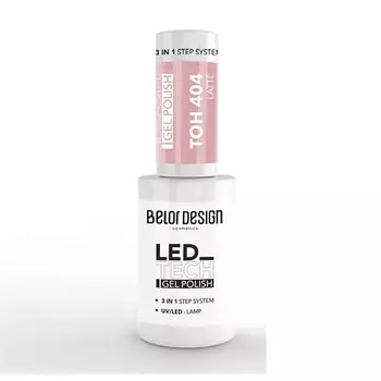 BELOR DESIGN Лак-гель для ногтей Led Tech 3в1