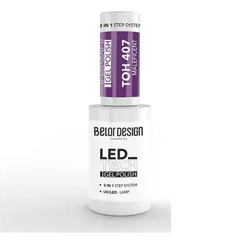 BELOR DESIGN Лак-гель для ногтей Led Tech 3в1