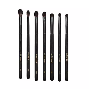 BENUAGE Набор натуральных кистей для макияжа глаз