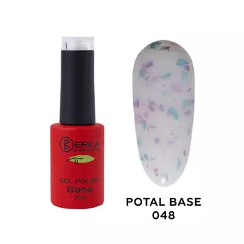BERKA Базовое покрытие для гель-лака с поталью