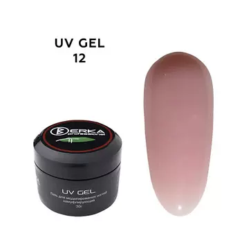 BERKA Гель камуфлирующий для наращивания ногтей UV GEL