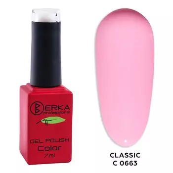 BERKA Гель-лак для ногтей Classic C пастельный оттенок