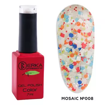 BERKA Гель-лак для ногтей Mosaic