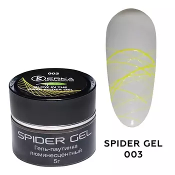 BERKA Паутинка для дизайна люминесцентная SPIDER GEL
