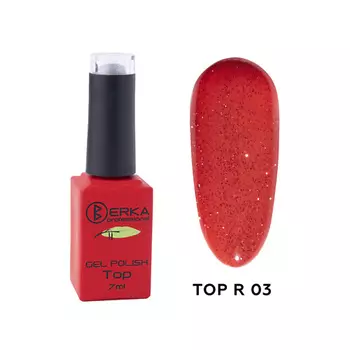 BERKA Верхнее покрытие для гель-лака светоотражающее 7.0