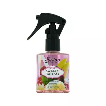 BESTIES Парфюмированный спрей для волос с шиммером HAIR PERFUME Sweety fantasy (жен.)