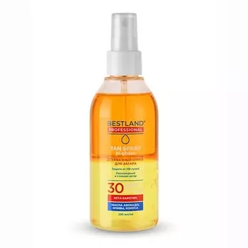 BESTLAND Солнцезащитный двухфазный спрей для загара SPF 30+