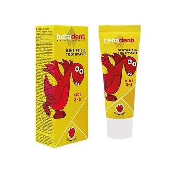 BETADENT Зубная паста от 3-6 лет со вкусом малины Kids