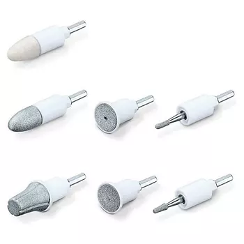 BEURER Комплект сменных насадок для маникюрно-педикюрного набора MP42, MP44