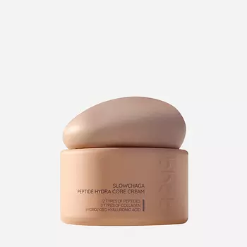 BHAB Увлажняющий крем с пептидами и экстрактом чаги Slowchaga Peptide Hydra Core Cream