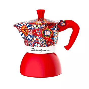 BIALETTI Кофеварка Italian Coffee Pot D&G RED 4T